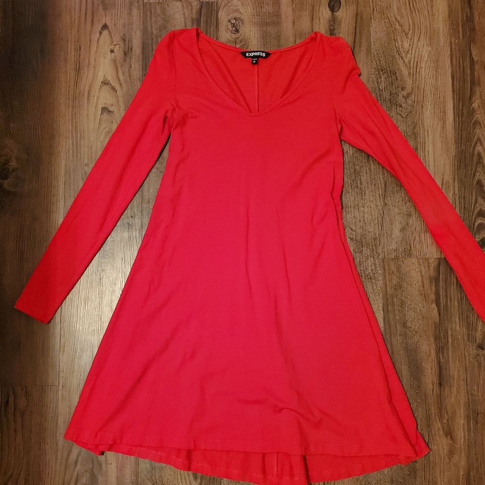 Cherry red dress